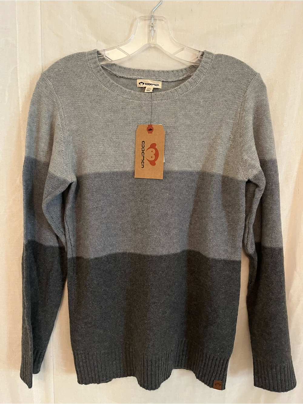 Appaman Gray Gradient Crewneck Sweater